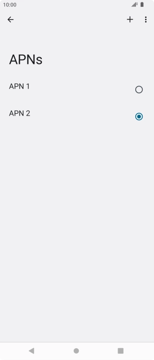 Press the Home key to return to the home screen.