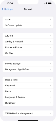 Press Background App Refresh.