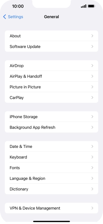 Press Background App Refresh.