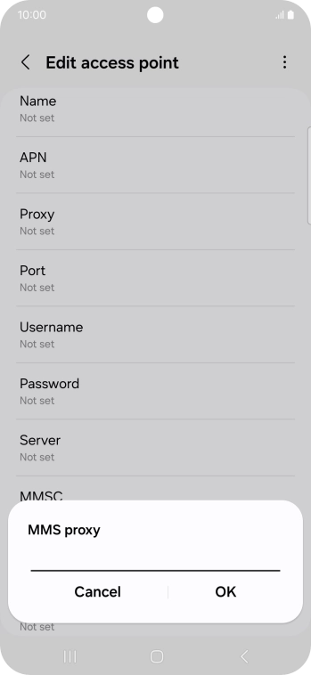 Key in 82.132.254.1 and press OK.