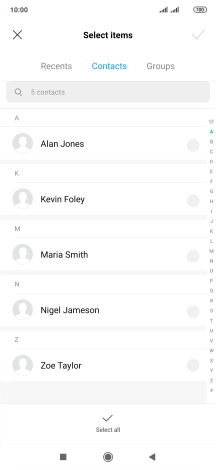 Press Select all.