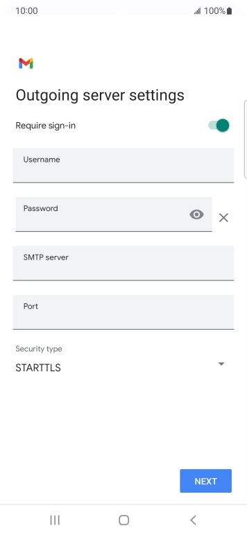 Press the indicator next to 'Require sign-in' to turn on the function.
