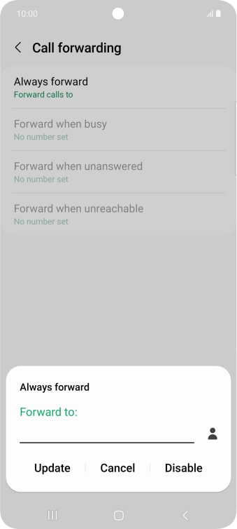 Press Disable.