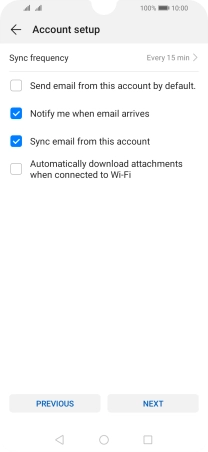 Press Sync frequency.