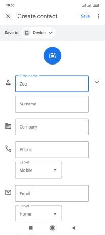 Press Surname and key in the required last name.