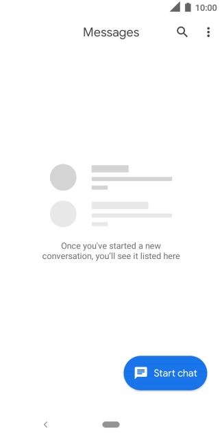 Press Start chat.
