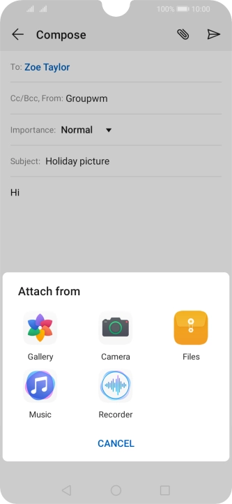 Press Files and go to the required folder.