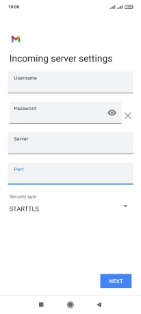 Press the drop down list below 'Security type'.