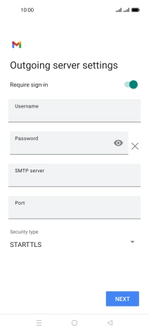 Press the indicator next to 'Require sign-in' to turn on the function.
