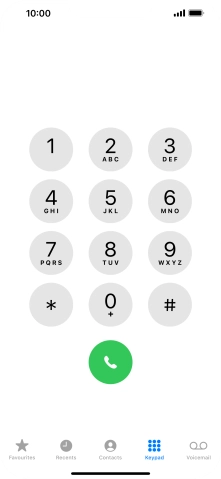 Press Keypad.