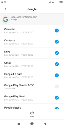Press the Home key to return to the home screen.