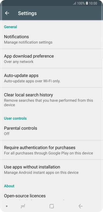 Press Auto-update apps.