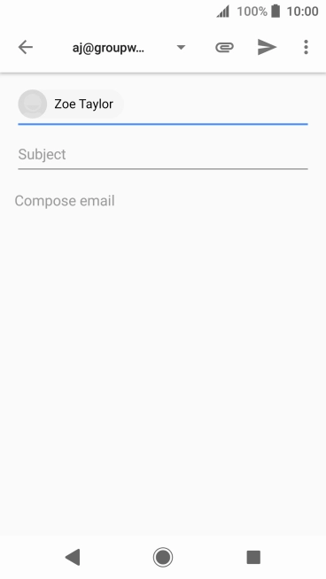 Press Subject and key in the required subject.