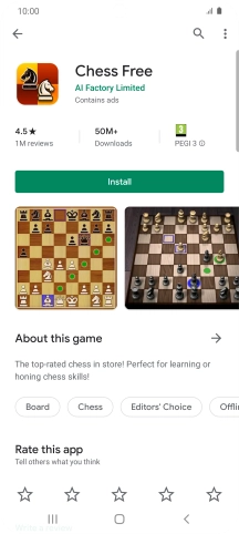 Press Install and follow the instructions on the screen to install the app.