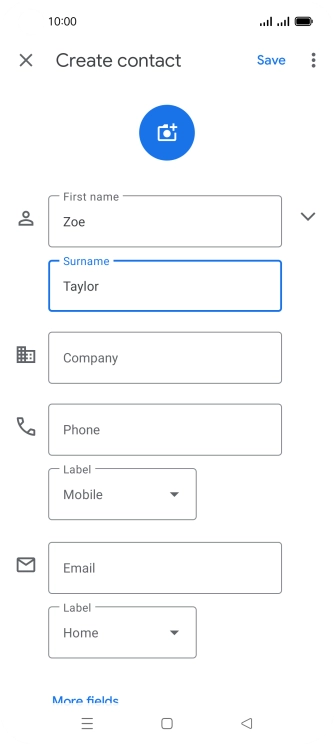 Press Phone and key in the required phone number.