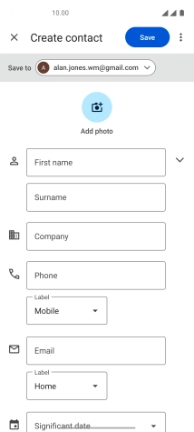 Press the drop down list next to 'Save to'.