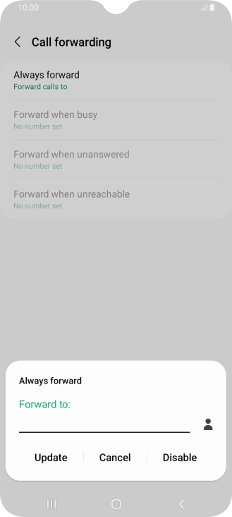 Press Disable.