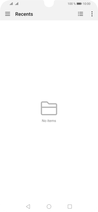 Slide your finger right starting from the left side of the screen. Slide your finger right starting from the left side of the screen.