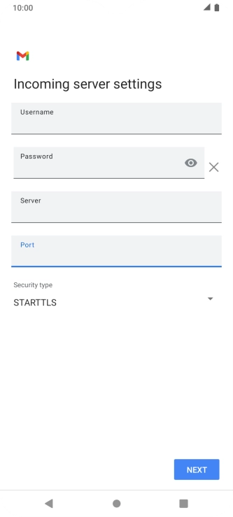Press the drop down list below 'Security type'.