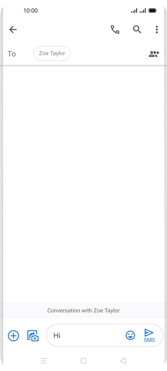 Press the gallery icon. Press the gallery icon.