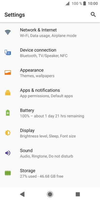 Press Apps & notifications.