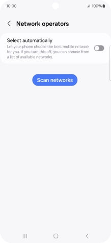 Press the indicator next to 'Select automatically' to turn on the function.