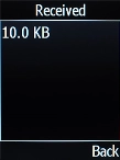 The incoming data usage is displayed.