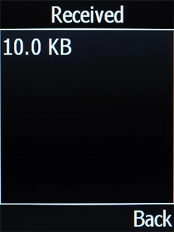The incoming data usage is displayed.