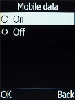 Select Off to turn off the function.
