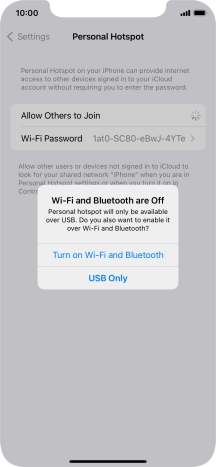 If WiFi is turned off, press Turn on Wi-Fi and Bluetooth.
