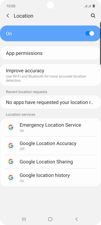 Press App permissions. Press App permissions.