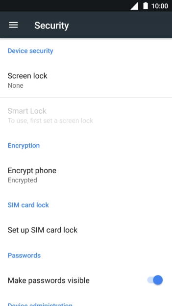 Press the Home key to return to the home screen.