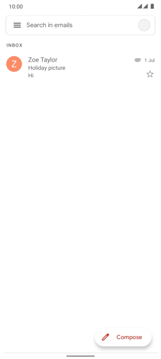 Press the profile icon. Press the profile icon.