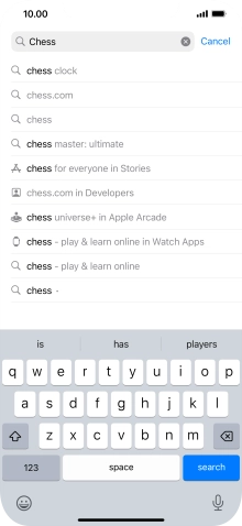 Press search.