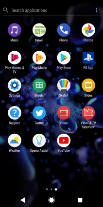Press Play Store.