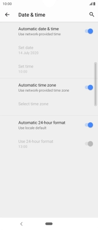 Press the Home key to return to the home screen.