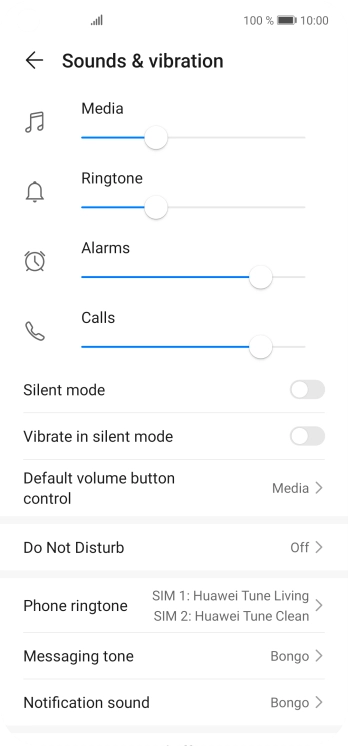 Press Phone ringtone.