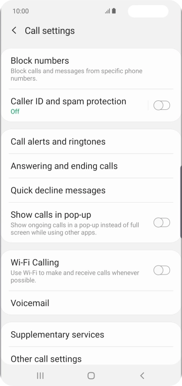 Press Voicemail.