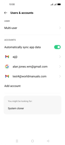 Press the Home key to return to the home screen.