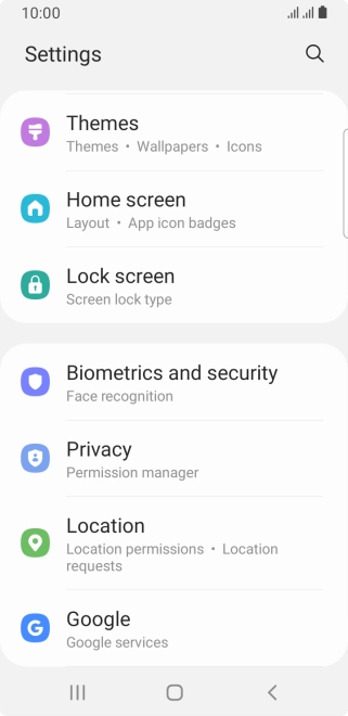 Press Biometrics and security.