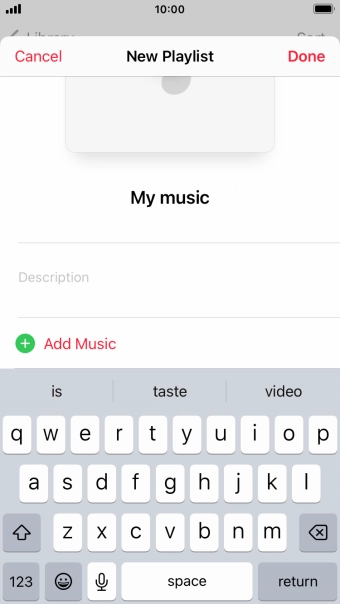 Press Add Music.