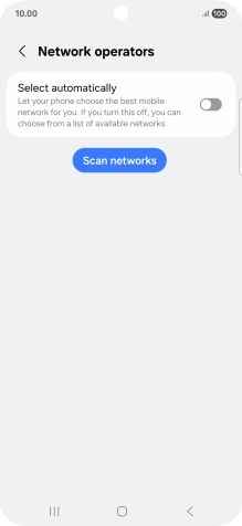 Press the indicator next to 'Select automatically' to turn on the function.