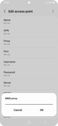 Key in 82.132.254.1 and press OK.
