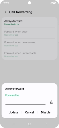 Press Disable.