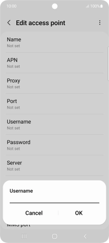 Key in o2 and press OK.