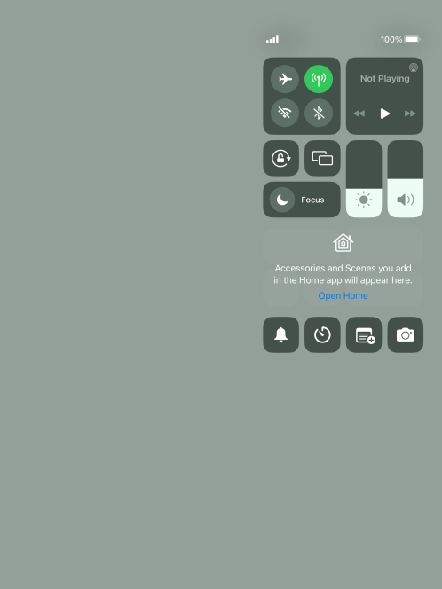 Press the sound mode icon to turn silent mode on or off.