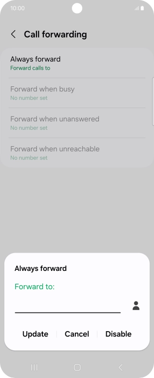 Press Disable.