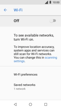 Press Wi-Fi preferences.