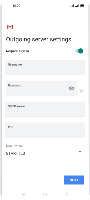 Press the indicator next to 'Require sign-in' to turn on the function.
