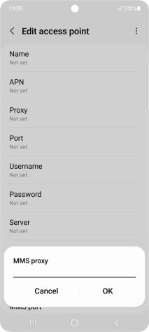 Key in 82.132.254.1 and press OK.